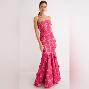 HELSI Jessica Floral Strapless Mermaid Gown